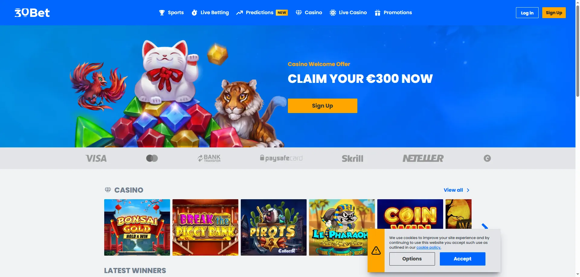 Métodos de saque disponíveis no 30bet Casino para jogadores brasileiros
