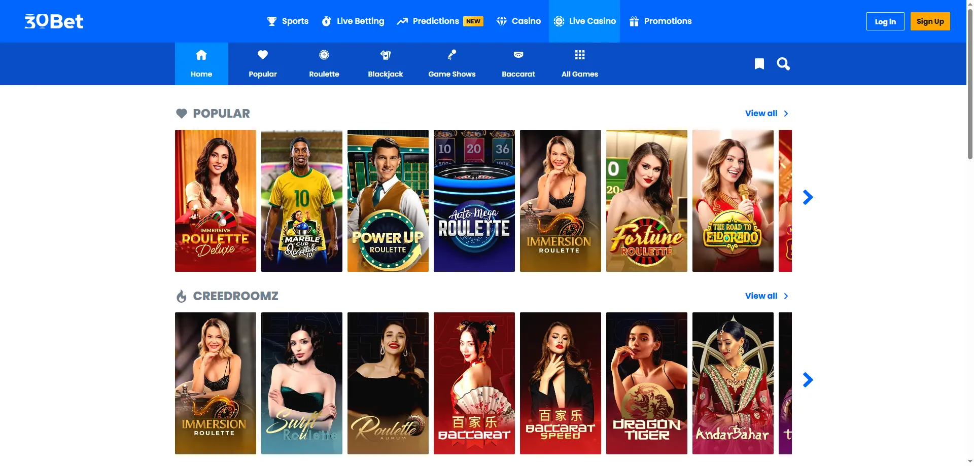 30bet Casino no celular — acesso via navegador em iOS e Android