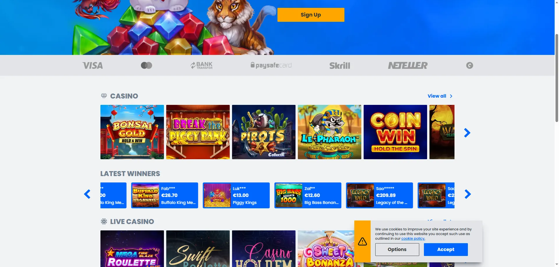 Tela de cadastro do 30bet Casino com campo para código promocional