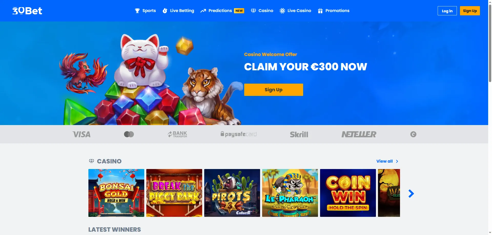 Cadastro no 30bet Casino — passo a passo para jogadores brasileiros